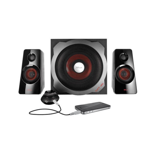 Trust GXT 38 Tytan 2.1 Ultimate Bass jack 60W fa gamer hangszóró