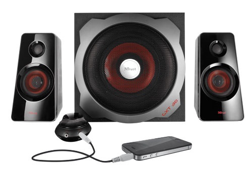 Trust GXT 38 Tytan 2.1 Ultimate Bass jack 60W fa gamer hangszóró