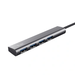 Trust Halyx (USB-C; 4port USB3.2; aluminium) USB 3.2 Hub