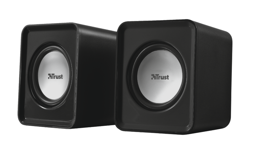 Trust Leto 2.0 jack 6W USB tápellátású fekete-ezüst hangszóró