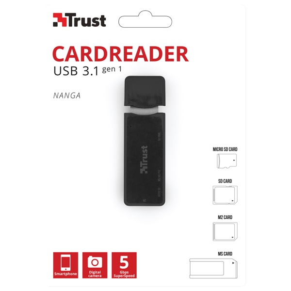 Trust Nanga Card Reader USB 3.1 kártyaolvasó