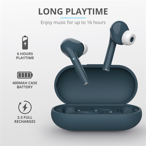 Trust Nika Touch True Wireless Bluetooth kék fülhallgató
