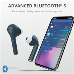 Trust Nika Touch True Wireless Bluetooth kék fülhallgató