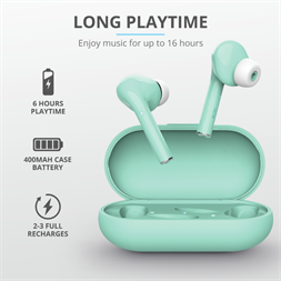 Trust Nika Touch True Wireless Bluetooth türkiz fülhallgató