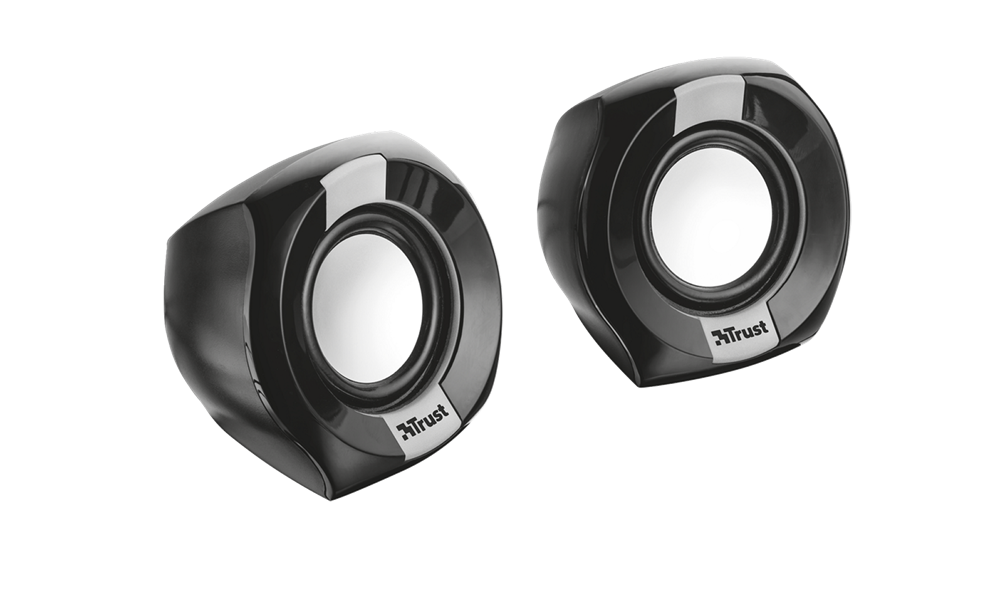 Trust Polo Compact 2.0 jack 8W USB fekete-ezüst hangszóró