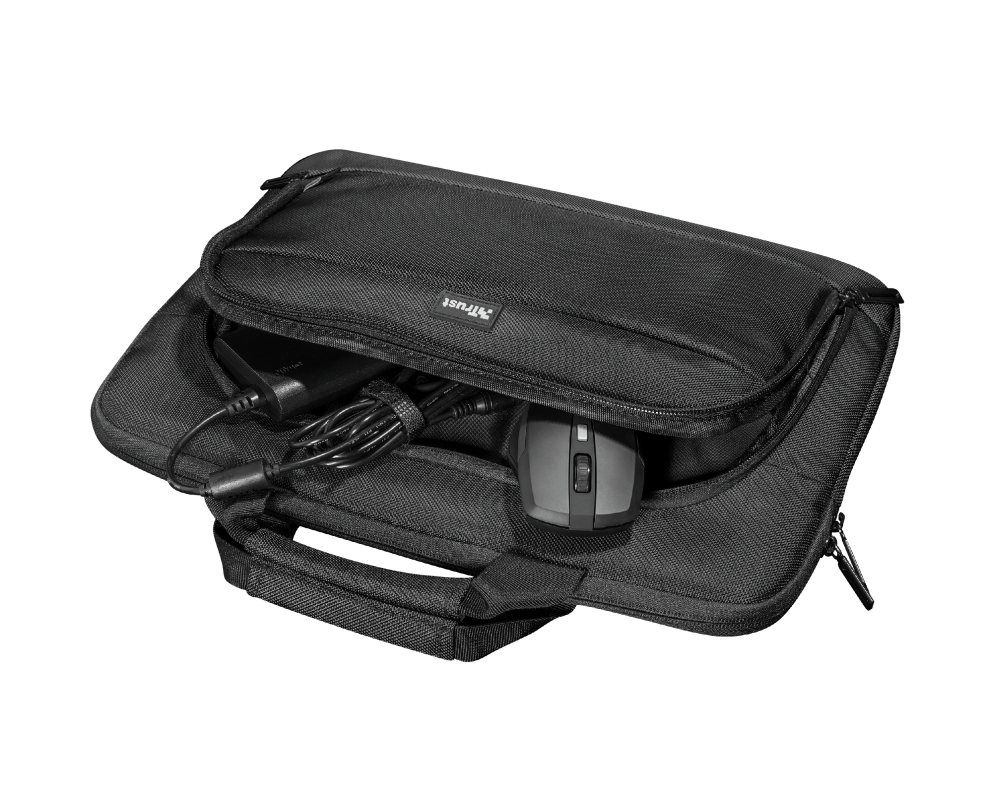 Trust Sydney 14" ECO slim topload fekete notebook táska