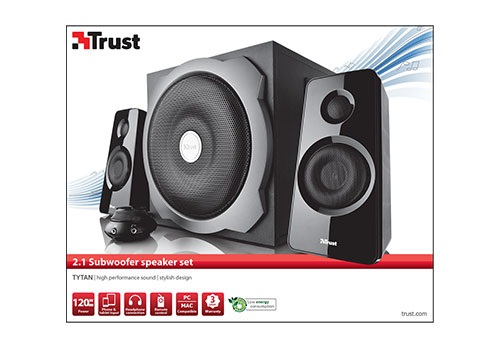 Trust Tytan 2.1 jack 60W fekete hangszóró