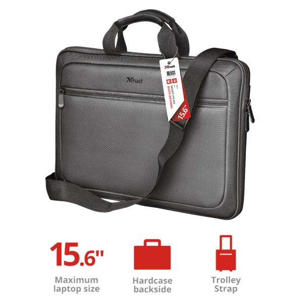 Trust York Hardcase 15,6" fekete notebook tok