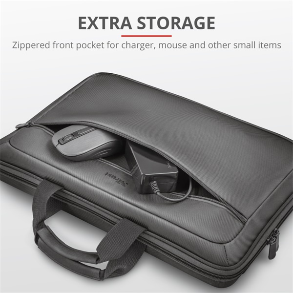 Trust York Hardcase 15,6" fekete notebook tok