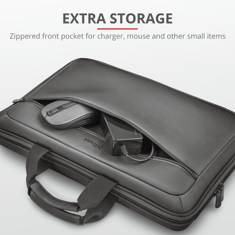 Trust York Hardcase 15,6" fekete notebook tok