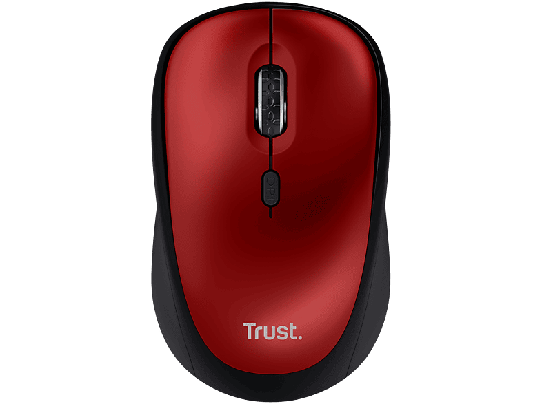 Trust Yvi+ piros vezeték nélküli egér