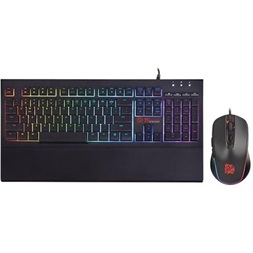 Tt eSPORTS Challenger Elite RGB Combo USB angol (US) gaming billentyűzet + egér fekete