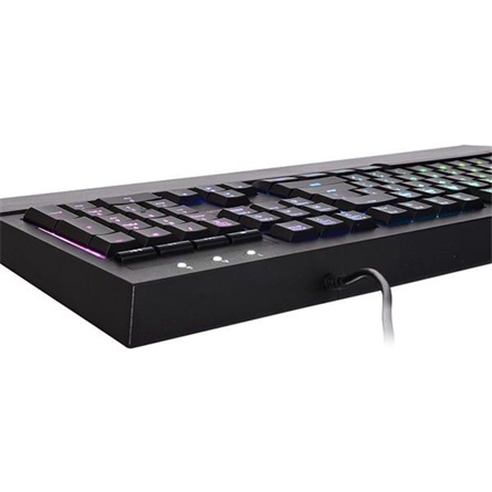 Tt eSPORTS Challenger Elite RGB Combo USB angol (US) gaming billentyűzet + egér fekete