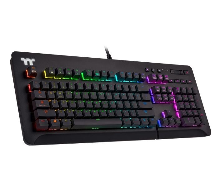 Ttesports Level 20 GT RGB (Cherry MX blue) US USB mechanikus gamer billentyűzet