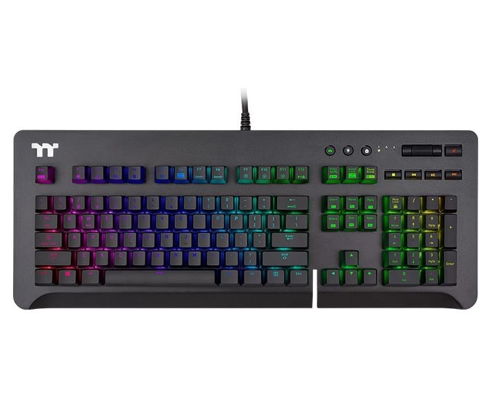 Ttesports Level 20 GT RGB (Cherry MX blue) US USB mechanikus gamer billentyűzet