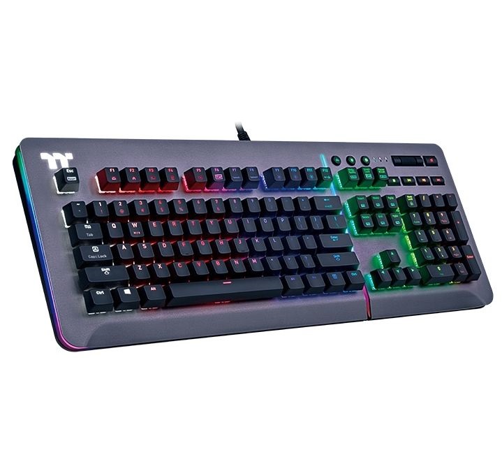 Ttesports Level 20 RGB Titanium (blue switch) US USB gamer billentyűzet