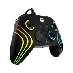 Turtle Beach TBC-2002-05 Afterglow Wave RGB PC/Xbox One/Xbox Series X|S vezetékes fekete kontroller
