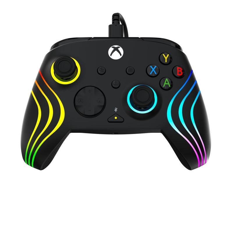 Turtle Beach TBC-2002-05 Afterglow Wave RGB PC/Xbox One/Xbox Series X|S vezetékes fekete kontroller