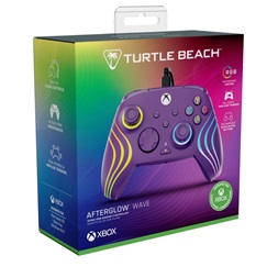 Turtle Beach TBC-2002-45 Afterglow Wave RGB PC/Xbox One/Xbox Series X|S vezetékes lila kontroller