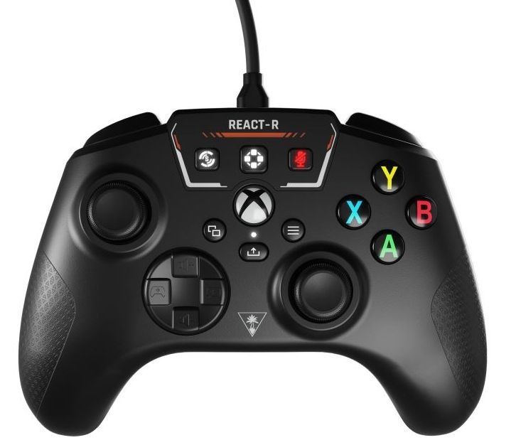 Turtle Beach TBS-0730-05 REACT-R PC/Xbox One/Xbox Series X|S vezetékes fekete kontroller