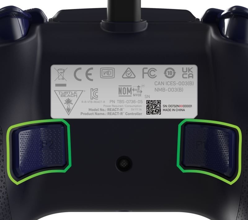 Turtle Beach TBS-0736-05 REACT-R PC/Xbox One/Xbox Series X|S vezetékes lila kontroller