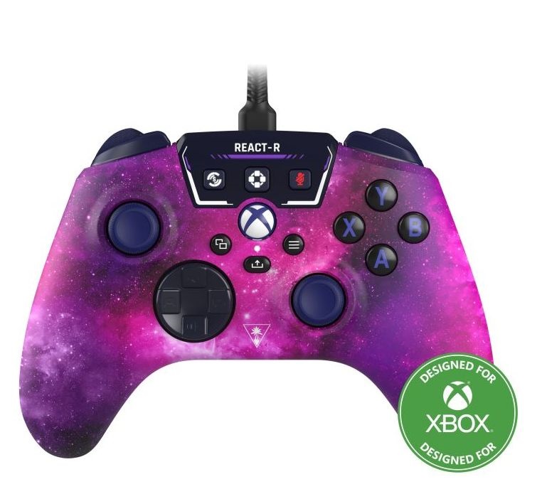 Turtle Beach TBS-0736-05 REACT-R PC/Xbox One/Xbox Series X|S vezetékes lila kontroller
