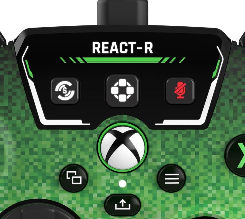Turtle Beach TBS-0740-05 REACT-R PC/Xbox One/Xbox Series X|S vezetékes zöld kontroller