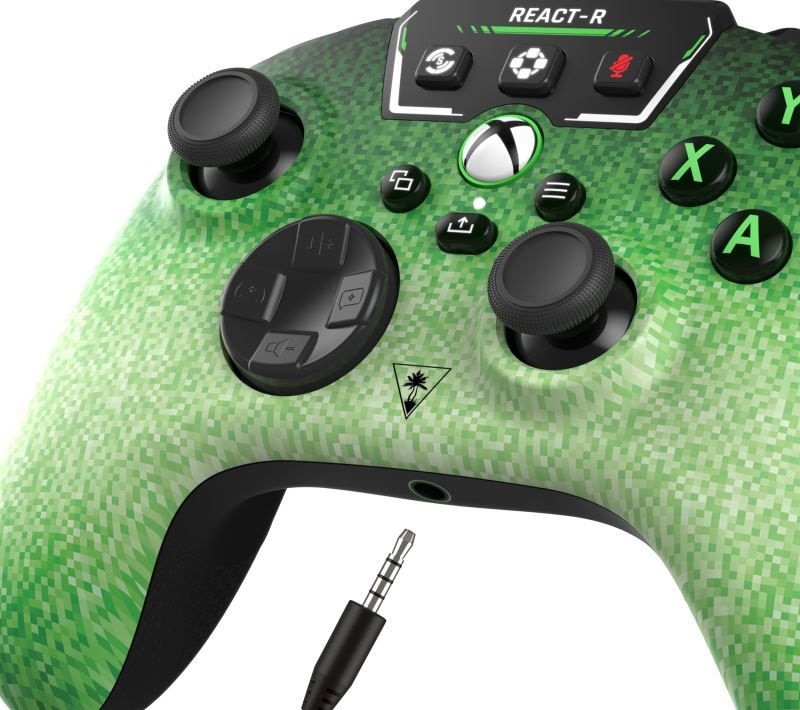 Turtle Beach TBS-0740-05 REACT-R PC/Xbox One/Xbox Series X|S vezetékes zöld kontroller