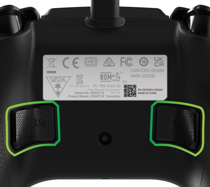 Turtle Beach TBS-0740-05 REACT-R PC/Xbox One/Xbox Series X|S vezetékes zöld kontroller