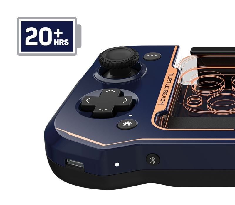 Turtle Beach TBS-0768-05 Atom iOS/Bluetooth vezeték nélküli kék-arany kontroller