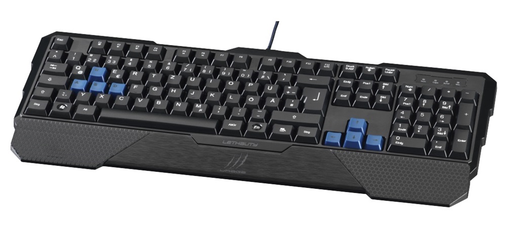 URAGE by Hama 113710 Lethality HUN USB fekete gamer billentyűzet