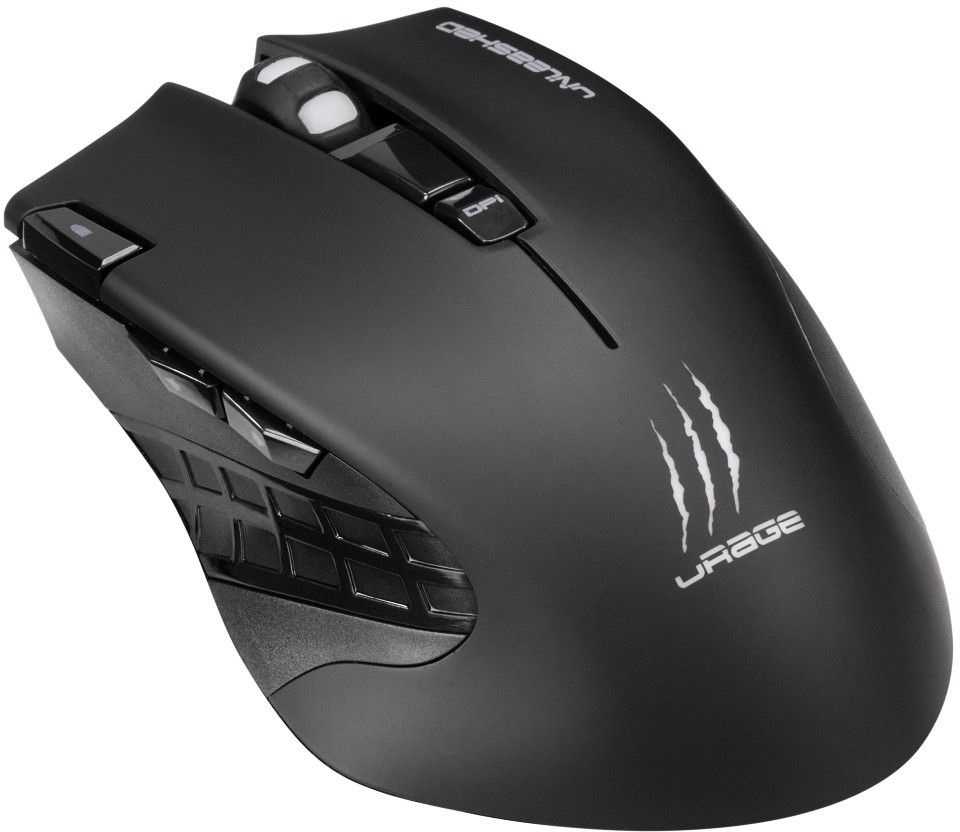 URAGE by Hama 113733 Unleashed vezeték nélküli fekete gamer egér