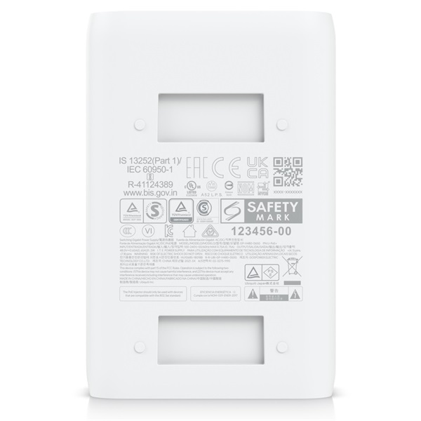 Ubiquiti U-POE+ 48V 0,65A tápegység Gigabit LAN porttal