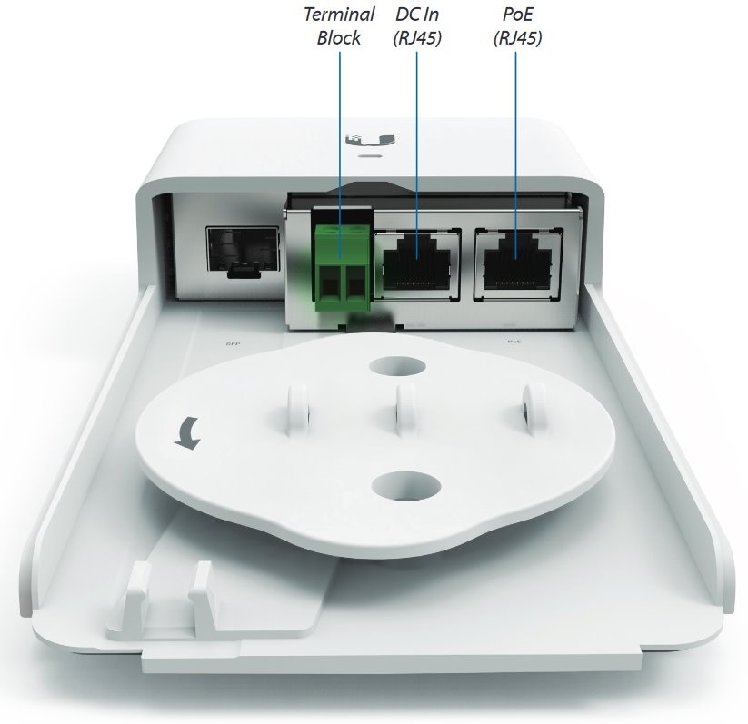 Ubiquiti FiberPoE G2 kültéri média konverter