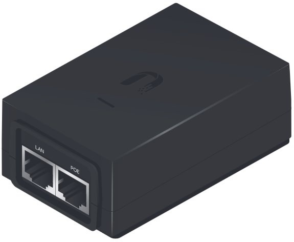 Ubiquiti POE-24-AF5X 24V 1A POE tápegység Gigabit LAN porttal