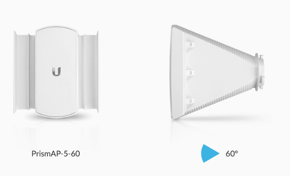 Ubiquiti PrismAP-5-60 5GHz 16dBi 60° tölcsér antenna