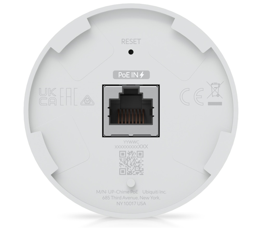 Ubiquiti UACC-Chime-PoE plug-and-play hangszóró