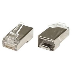 Ubiquiti UISP-Connector-SHD Cat.5E STP 8P8C RJ45 csatlakozó dugó 100 db/csomag