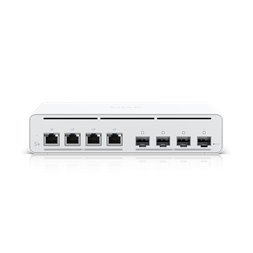 Ubiquiti UISP-S-Plus 4x2.5GbE Multi-Gigabit PoE LAN port (160W) 4xSFP+ port L2 menedzselhető switch
