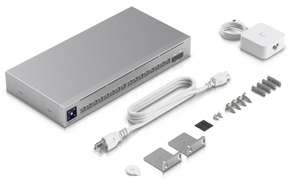 Ubiquiti USW-Pro-Max-16 12port GbE LAN 4x2.5GbE Multi-Gigabit LAN 2x SFP+ port L3 menedzselhető switch