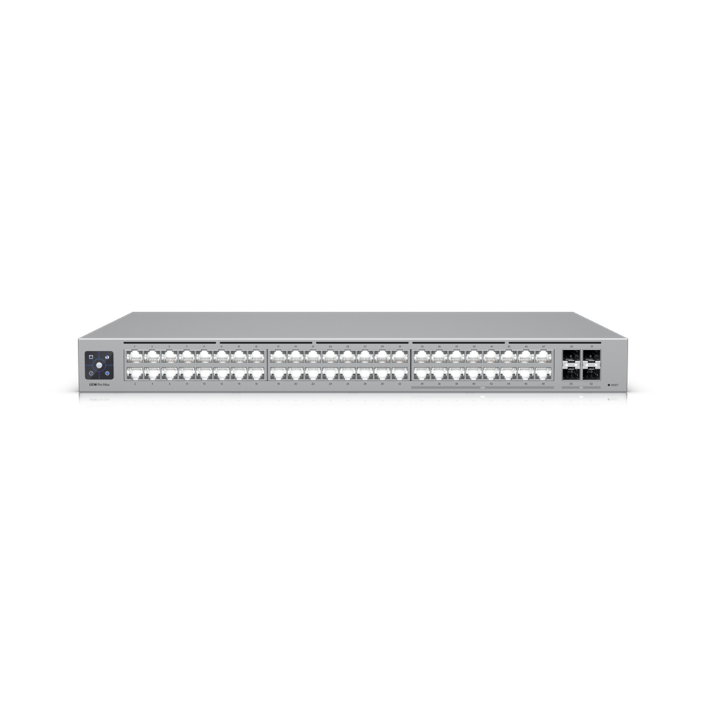 Ubiquiti USW-Pro-Max-48 32port GbE LAN 16x2.5GbE Multi-Gigabit LAN 4x SFP+ port L3 menedzselhető switch
