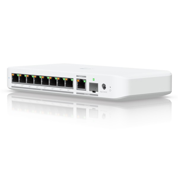 Ubiquiti USW-FLEX-2.5G-8-POE UniFi Flex 8x2.5GbE Multi-Gigabit LAN 196W POE 1x SFP+ combo port Switch