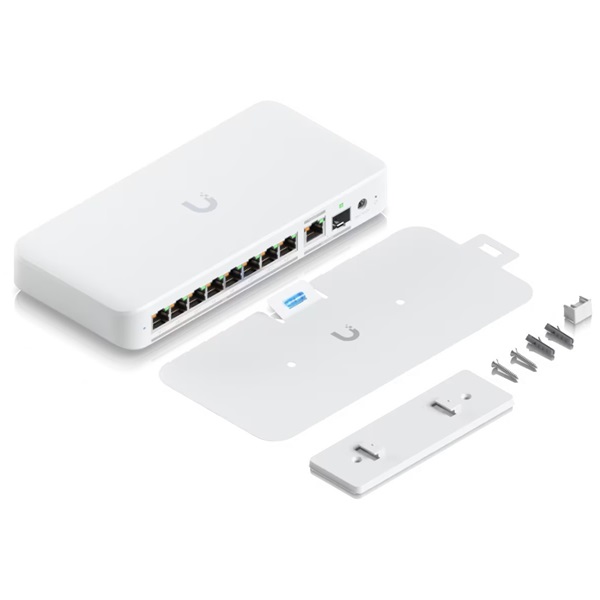 Ubiquiti USW-FLEX-2.5G-8-POE UniFi Flex 8x2.5GbE Multi-Gigabit LAN 196W POE 1x SFP+ combo port Switch