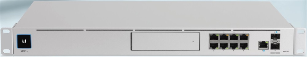 Ubiquiti UniFi Dream Machine PRO 8xGbE LAN 1xSFP 1xSFP+ 19" 1U komplett (Switch, Tűzfal, Controller, VPN)hálózati eszköz