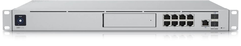 Ubiquiti UniFi Dream Machine SE 8xGbE PoE LAN 1xSFP 1xSFP+ 19" 1U (Switch, Tűzfal, Controller) hálózati eszköz
