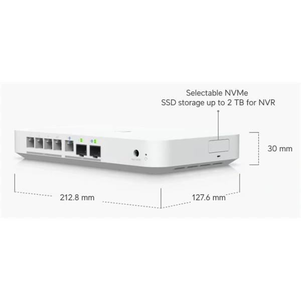 Ubiquiti UniFi UCG-Fiber 4x2.5GbE Multi-Gig LAN 2x10GbE SFP+ port Security Cloud Gateway Fiber router
