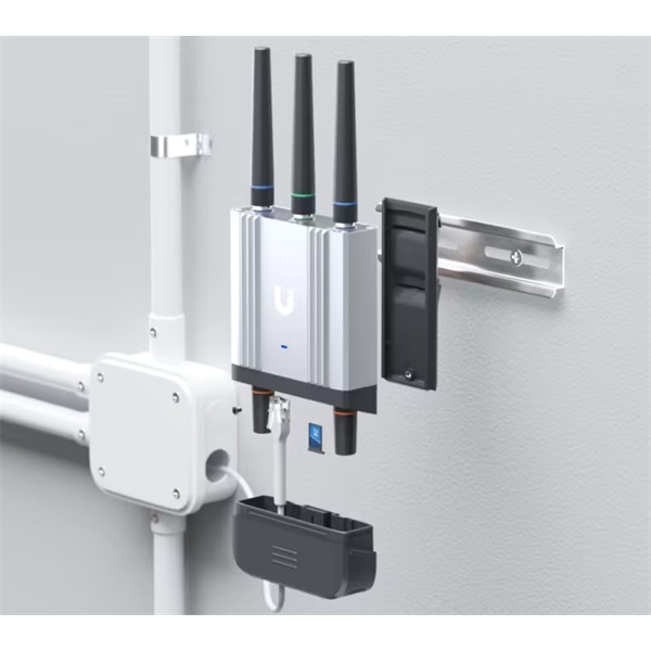 Ubiquiti UniFi UMR-Industrial 2xGbE LAN 1xnanoSIM IoT 4G/LTE CAT4  beltéri/kültéri Vezeték nélküli ipari router