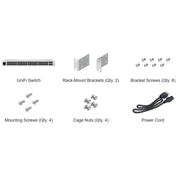 Ubiquiti UniFi USW-48-POE Gen2 48port GbE LAN 32x PoE+ 4xGbE SFP port L2 menedzselhető switch