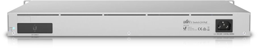 Ubiquiti UniFi USW-Enterprise-24-PoE 12x 2.5GbE Multi-Gigabit PoE LAN 12xGbE PoE LAN 2xSFP+ port L3 menedzselhető switch
