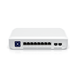 Ubiquiti UniFi USW-Enterprise-8-PoE 8x 2.5GbE Multi-Gigabit PoE LAN 2xSFP+ port L3 menedzselhető switch